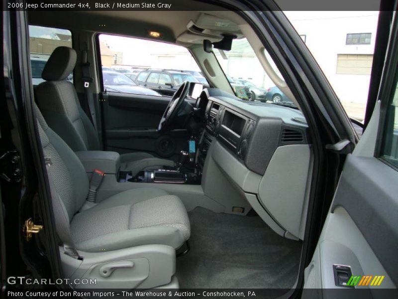 Black / Medium Slate Gray 2006 Jeep Commander 4x4