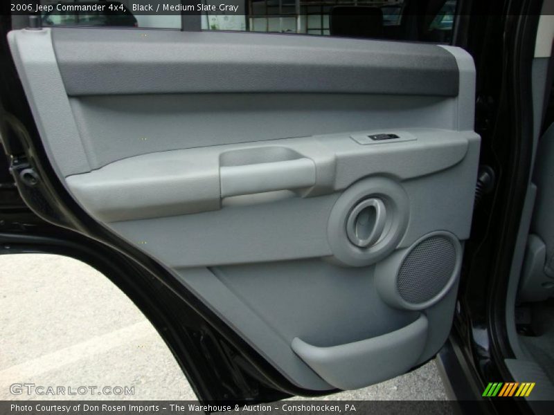 Black / Medium Slate Gray 2006 Jeep Commander 4x4
