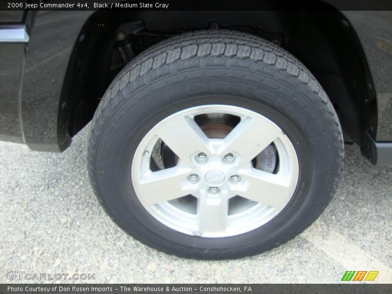 Black / Medium Slate Gray 2006 Jeep Commander 4x4