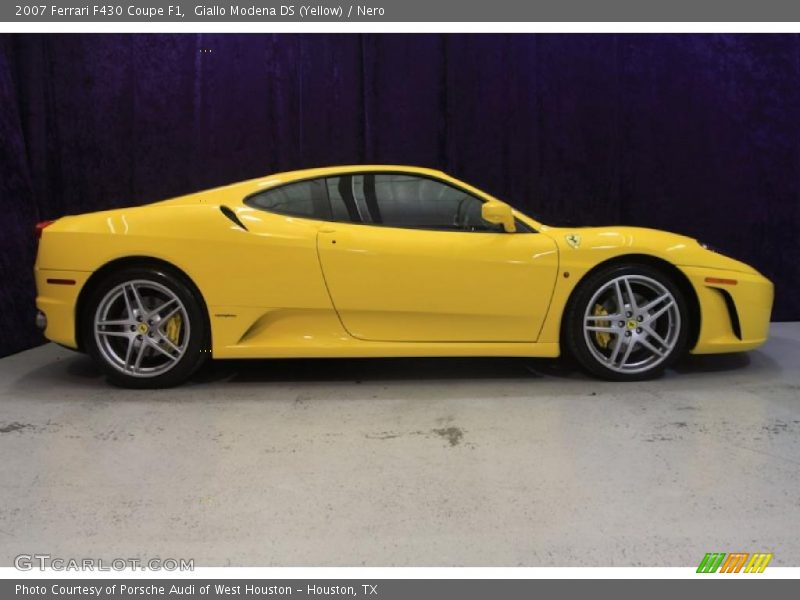 Giallo Modena DS (Yellow) / Nero 2007 Ferrari F430 Coupe F1