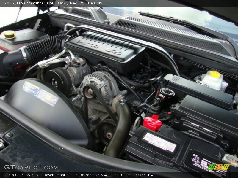 Black / Medium Slate Gray 2006 Jeep Commander 4x4