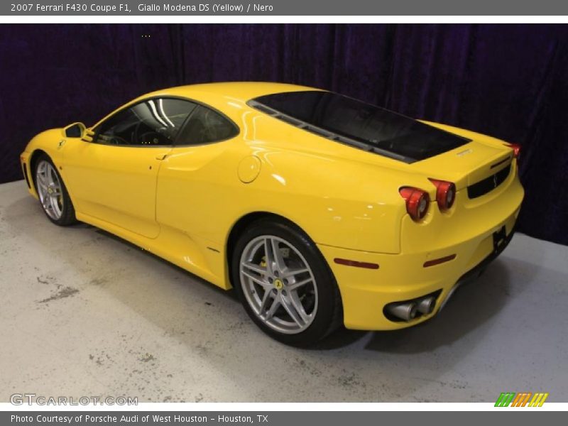 Giallo Modena DS (Yellow) / Nero 2007 Ferrari F430 Coupe F1