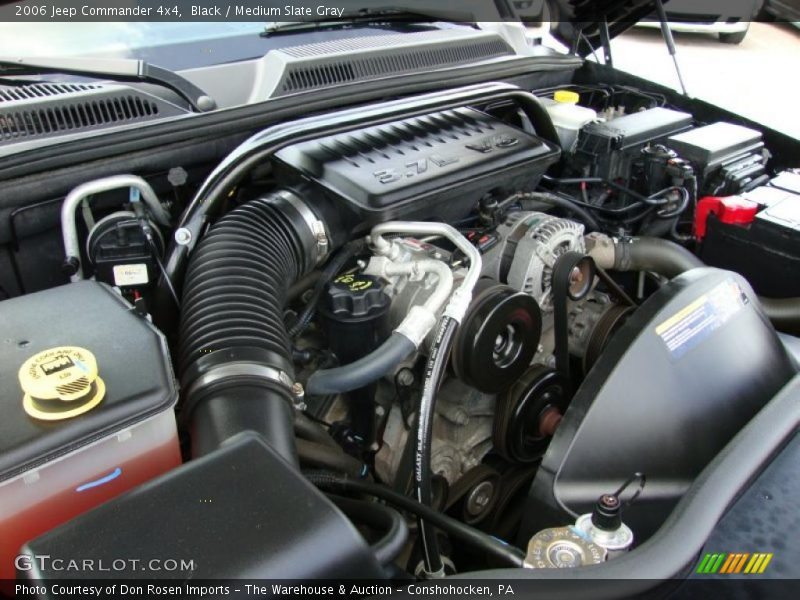 Black / Medium Slate Gray 2006 Jeep Commander 4x4