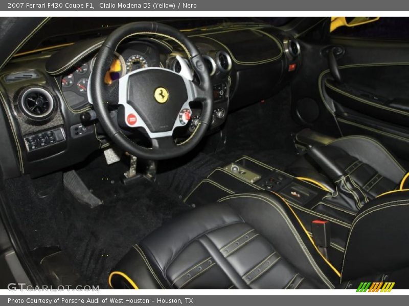 Giallo Modena DS (Yellow) / Nero 2007 Ferrari F430 Coupe F1