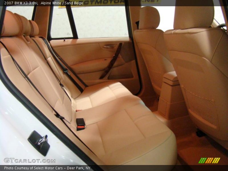 Alpine White / Sand Beige 2007 BMW X3 3.0si