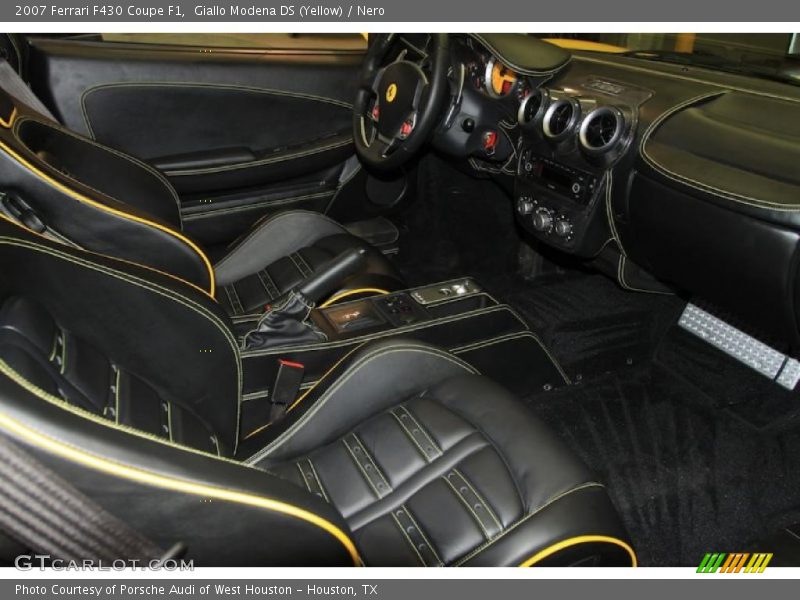 Giallo Modena DS (Yellow) / Nero 2007 Ferrari F430 Coupe F1