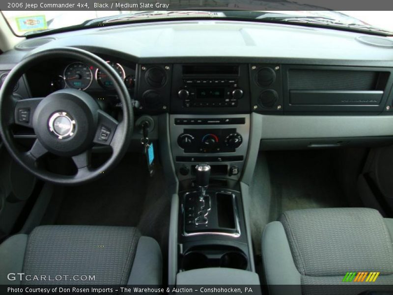 Black / Medium Slate Gray 2006 Jeep Commander 4x4