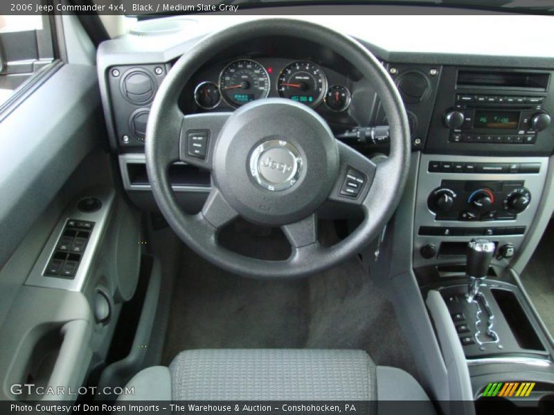 Black / Medium Slate Gray 2006 Jeep Commander 4x4
