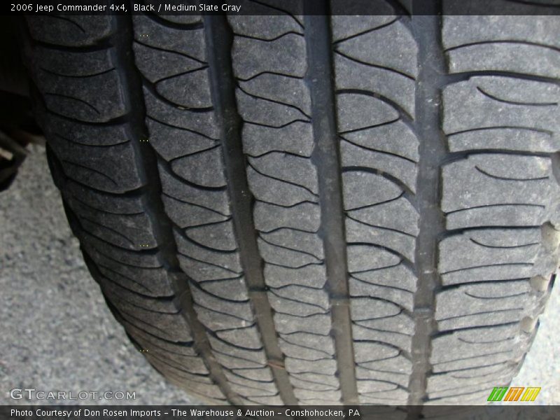 Black / Medium Slate Gray 2006 Jeep Commander 4x4