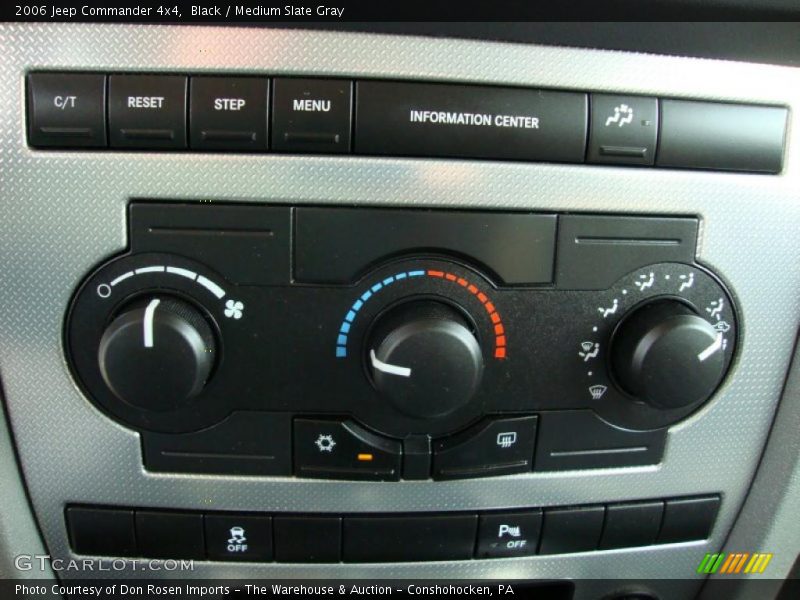 Black / Medium Slate Gray 2006 Jeep Commander 4x4