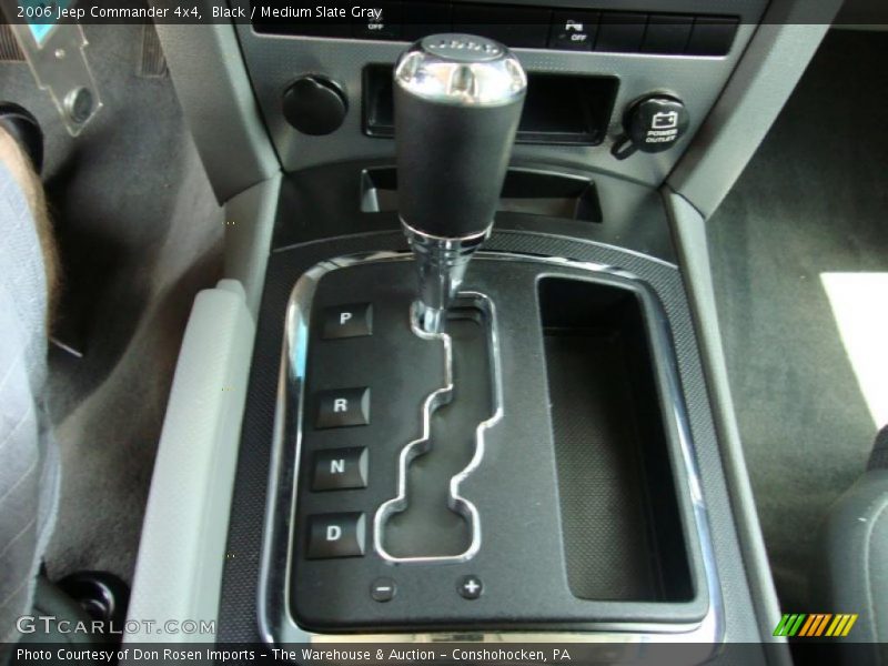 Black / Medium Slate Gray 2006 Jeep Commander 4x4