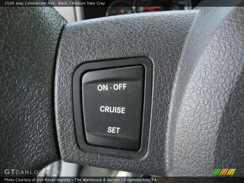 Black / Medium Slate Gray 2006 Jeep Commander 4x4