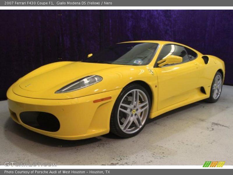 Giallo Modena DS (Yellow) / Nero 2007 Ferrari F430 Coupe F1