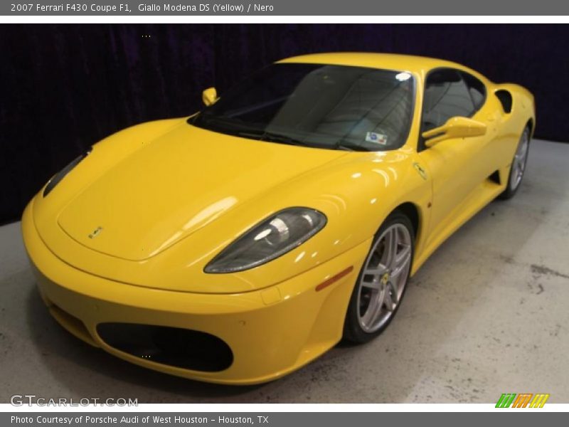 Giallo Modena DS (Yellow) / Nero 2007 Ferrari F430 Coupe F1