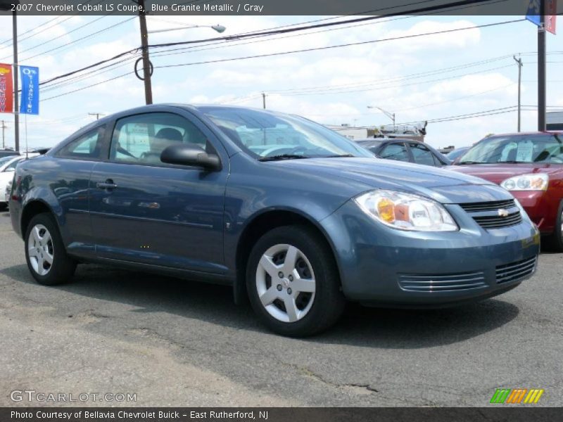 Blue Granite Metallic / Gray 2007 Chevrolet Cobalt LS Coupe