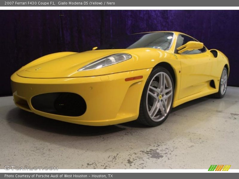 Giallo Modena DS (Yellow) / Nero 2007 Ferrari F430 Coupe F1