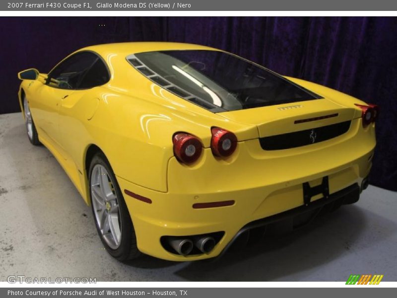 Giallo Modena DS (Yellow) / Nero 2007 Ferrari F430 Coupe F1