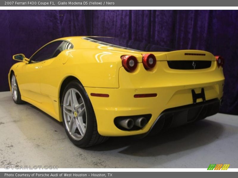 Giallo Modena DS (Yellow) / Nero 2007 Ferrari F430 Coupe F1