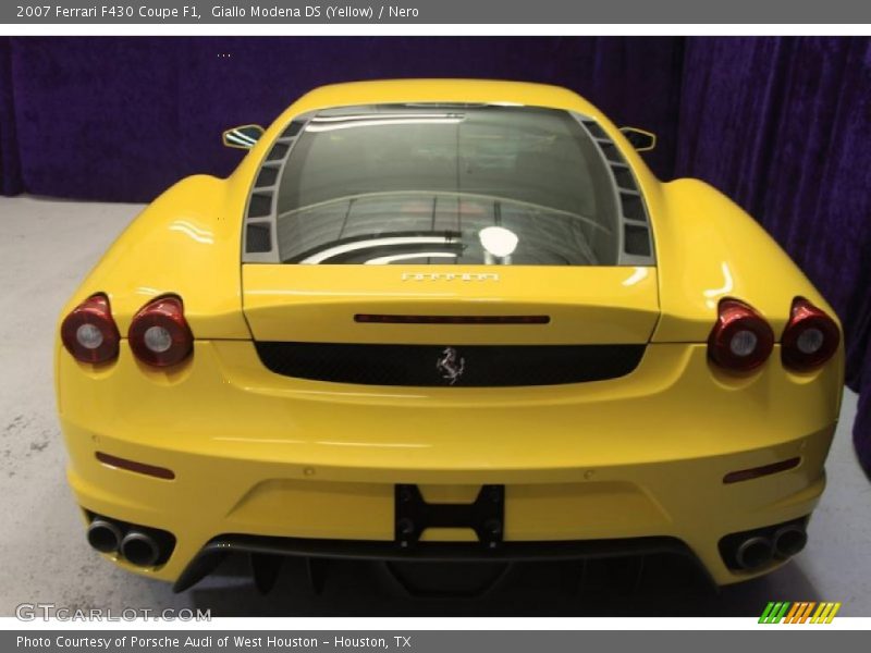 Giallo Modena DS (Yellow) / Nero 2007 Ferrari F430 Coupe F1