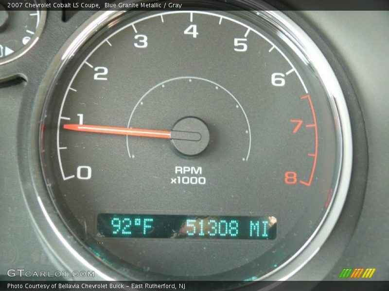 Blue Granite Metallic / Gray 2007 Chevrolet Cobalt LS Coupe