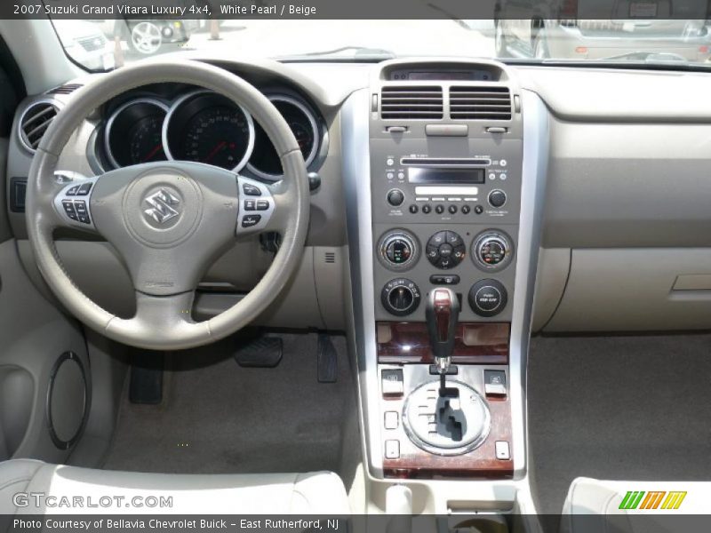 White Pearl / Beige 2007 Suzuki Grand Vitara Luxury 4x4