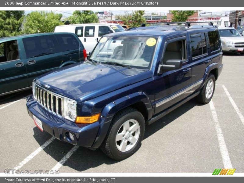 Midnight Blue Pearl / Dark Khaki/Light Graystone 2006 Jeep Commander Limited 4x4