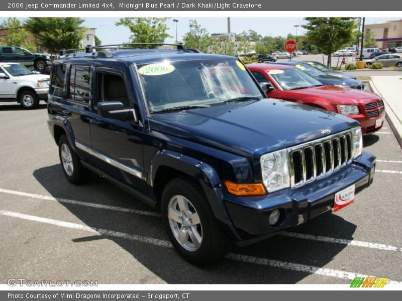 Midnight Blue Pearl / Dark Khaki/Light Graystone 2006 Jeep Commander Limited 4x4