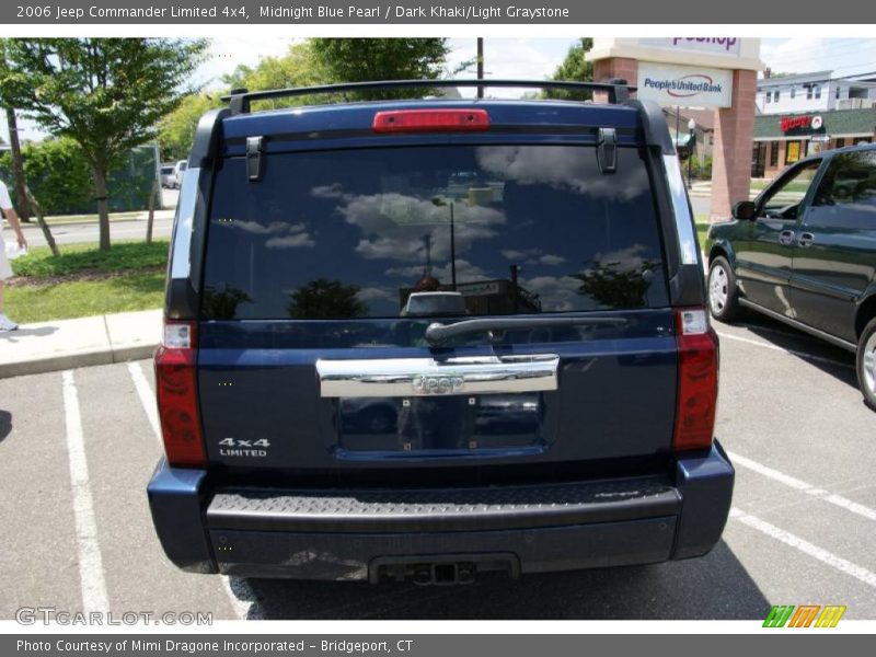 Midnight Blue Pearl / Dark Khaki/Light Graystone 2006 Jeep Commander Limited 4x4