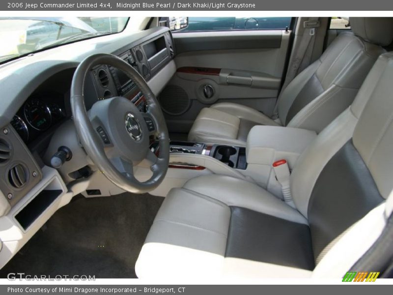 Midnight Blue Pearl / Dark Khaki/Light Graystone 2006 Jeep Commander Limited 4x4