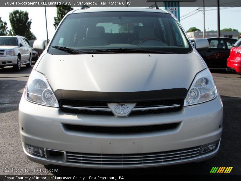 Silver Shadow Pearl / Stone Gray 2004 Toyota Sienna XLE Limited AWD