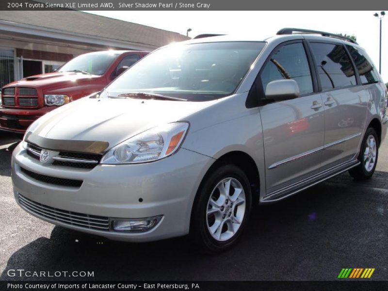 Silver Shadow Pearl / Stone Gray 2004 Toyota Sienna XLE Limited AWD
