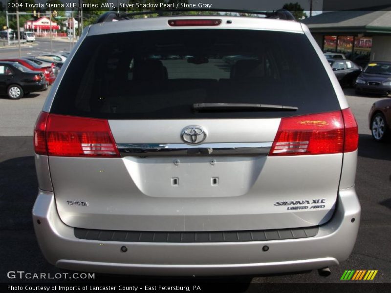 Silver Shadow Pearl / Stone Gray 2004 Toyota Sienna XLE Limited AWD