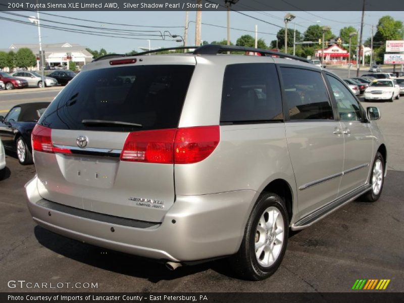 Silver Shadow Pearl / Stone Gray 2004 Toyota Sienna XLE Limited AWD