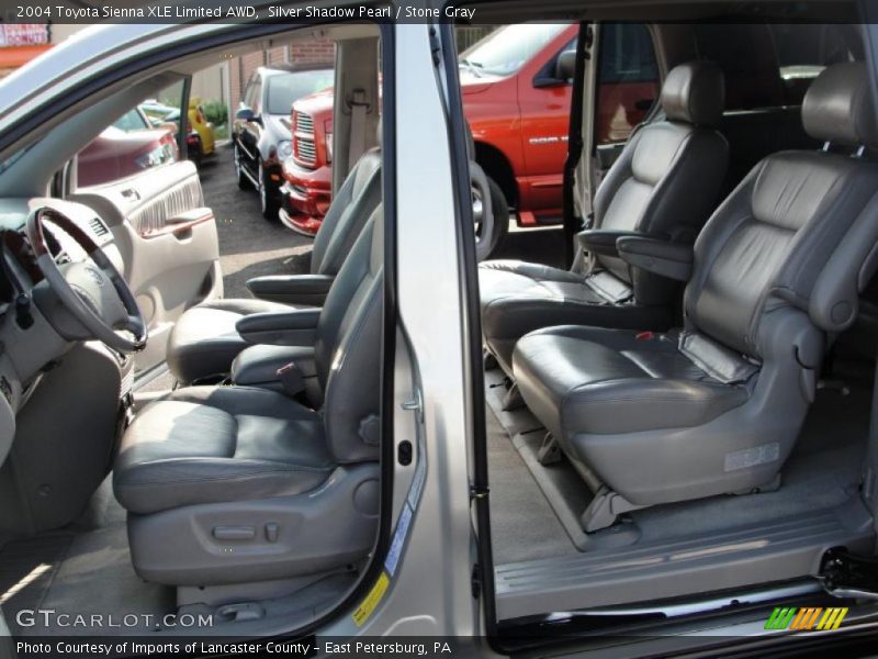 Silver Shadow Pearl / Stone Gray 2004 Toyota Sienna XLE Limited AWD