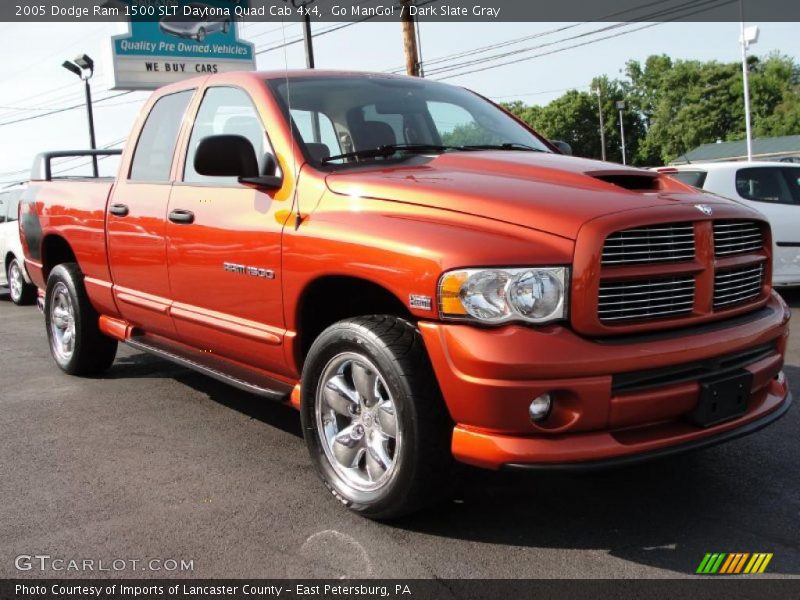 Go ManGo! / Dark Slate Gray 2005 Dodge Ram 1500 SLT Daytona Quad Cab 4x4