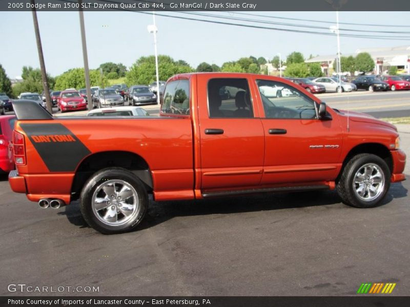 Go ManGo! / Dark Slate Gray 2005 Dodge Ram 1500 SLT Daytona Quad Cab 4x4