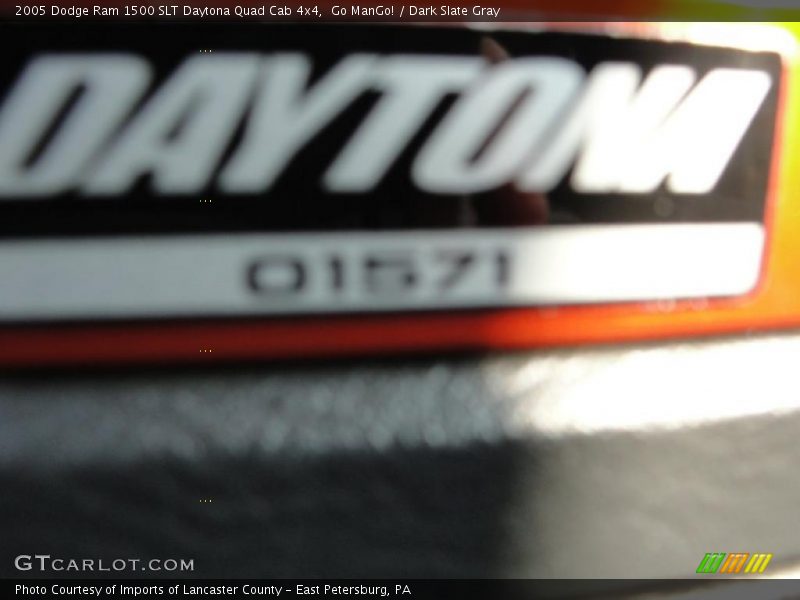 Go ManGo! / Dark Slate Gray 2005 Dodge Ram 1500 SLT Daytona Quad Cab 4x4
