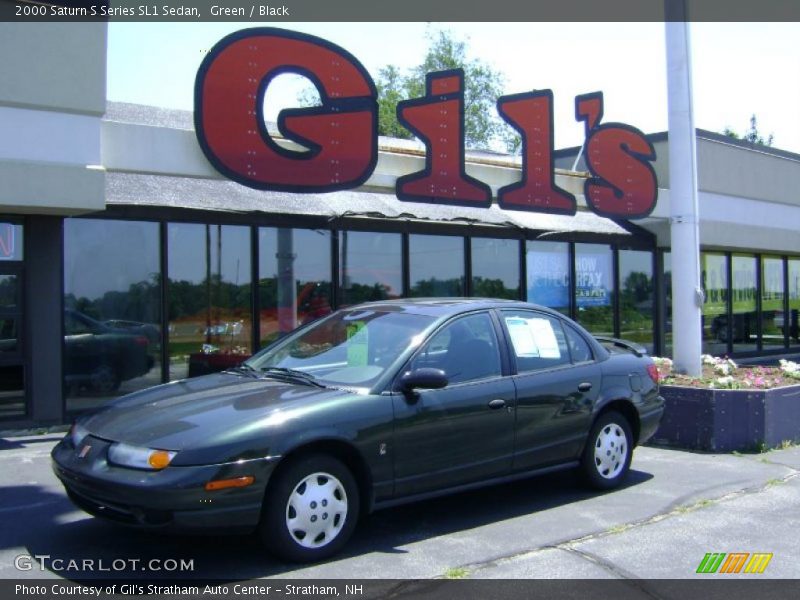 Green / Black 2000 Saturn S Series SL1 Sedan