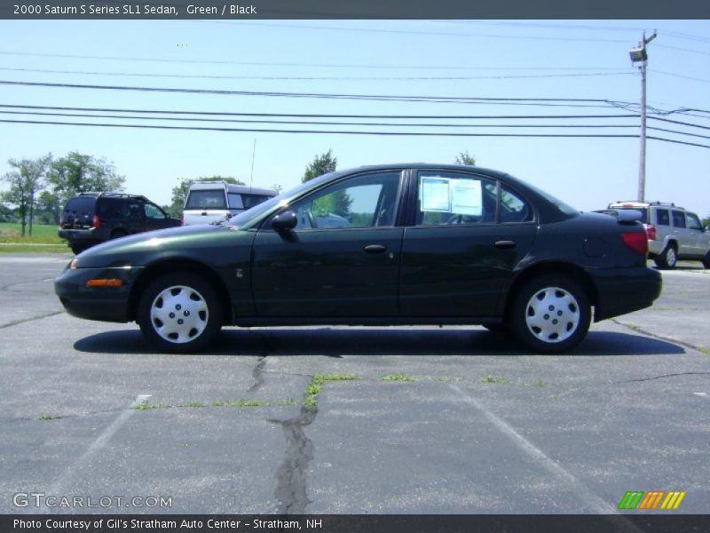Green / Black 2000 Saturn S Series SL1 Sedan