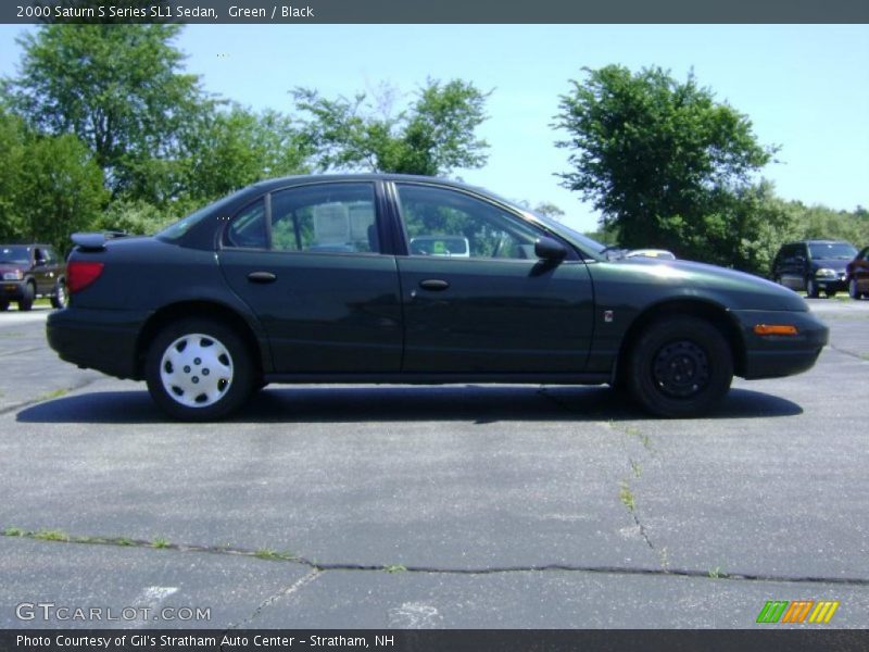 Green / Black 2000 Saturn S Series SL1 Sedan