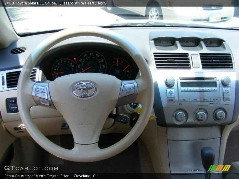 Blizzard White Pearl / Ivory 2008 Toyota Solara SE Coupe