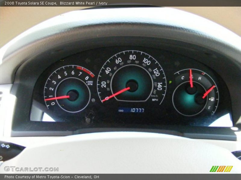 Blizzard White Pearl / Ivory 2008 Toyota Solara SE Coupe