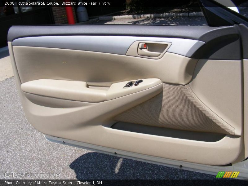 Blizzard White Pearl / Ivory 2008 Toyota Solara SE Coupe