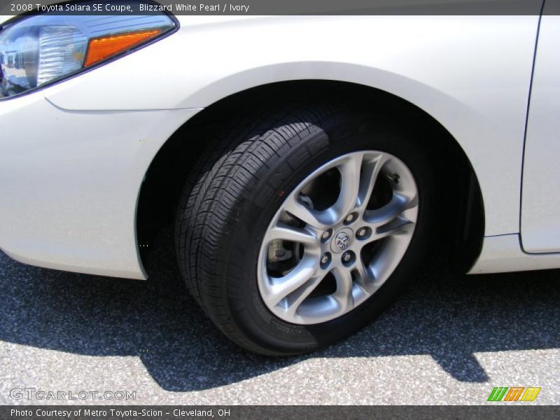 Blizzard White Pearl / Ivory 2008 Toyota Solara SE Coupe