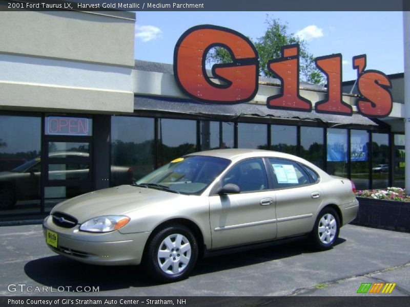 Harvest Gold Metallic / Medium Parchment 2001 Ford Taurus LX