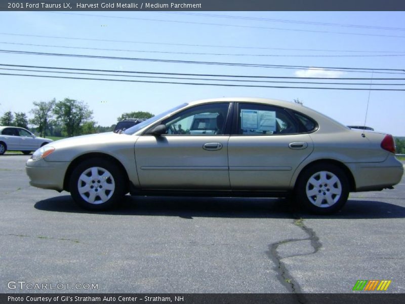 Harvest Gold Metallic / Medium Parchment 2001 Ford Taurus LX