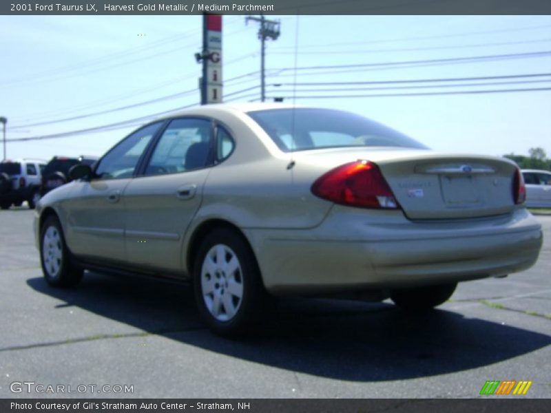Harvest Gold Metallic / Medium Parchment 2001 Ford Taurus LX