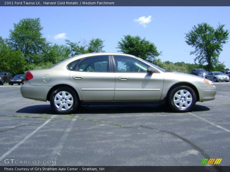 Harvest Gold Metallic / Medium Parchment 2001 Ford Taurus LX