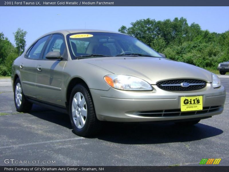 Harvest Gold Metallic / Medium Parchment 2001 Ford Taurus LX