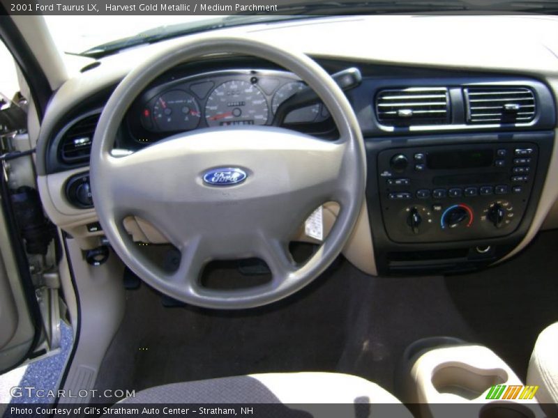Harvest Gold Metallic / Medium Parchment 2001 Ford Taurus LX